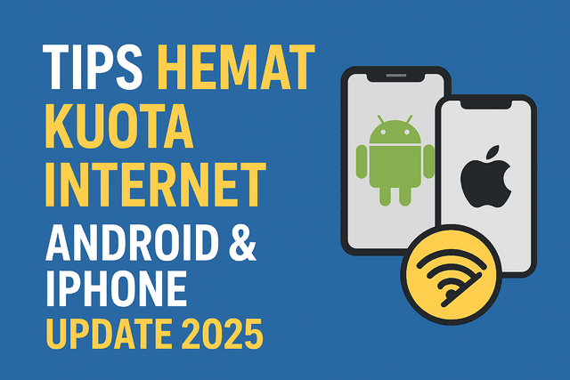 12 Tips Hemat Kuota Internet di Android & iPhone Terbaru 2025