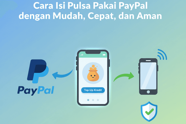 Cara Isi Pulsa Pakai PayPal dengan Mudah, Cepat, dan Aman